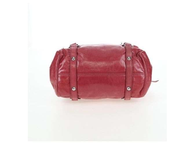 Borsa a mano Miu Miu con fiocco laterale in pelle 2way Rosa Argento RT0438 Auth am12761V - vista 5