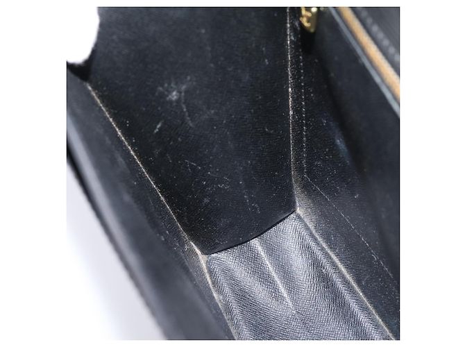 Borsa a mano LOUIS VUITTON Epi Monceau 28 Nero M52122 LV Auth ka6480 - vista 22