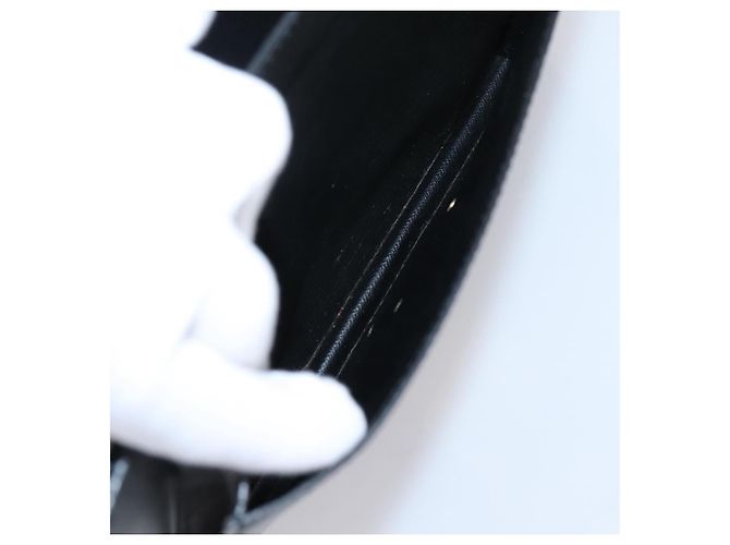 Borsa a mano LOUIS VUITTON Epi Monceau 28 Nero M52122 LV Auth ka6480 - vista 24