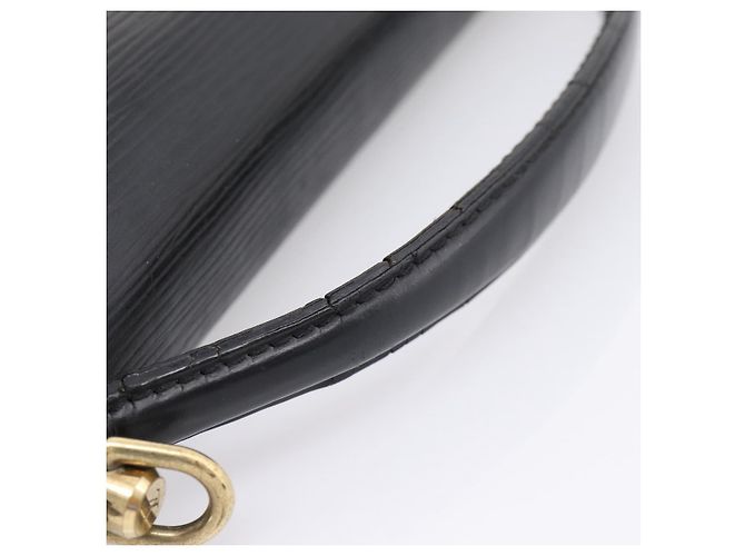 Borsa a mano LOUIS VUITTON Epi Monceau 28 Nero M52122 LV Auth ka6480 - vista 8