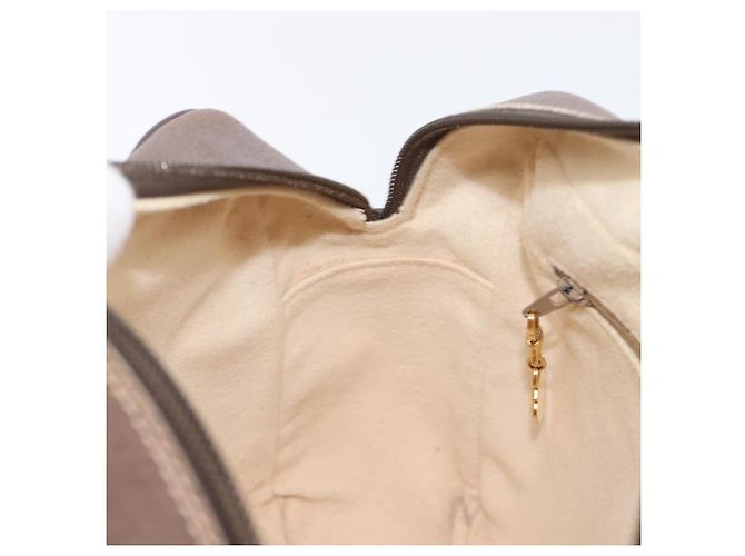 Borsa a tracolla GUCCI GG Supreme PVC Beige Gold Auth 206766 D'oro - vista 25