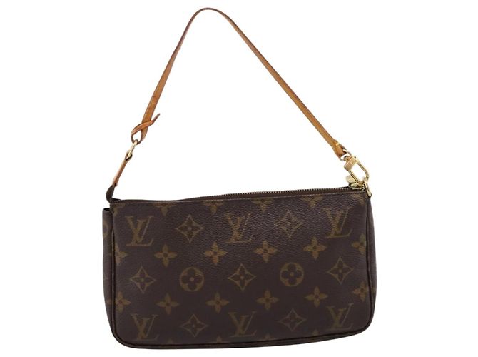 LOUIS VUITTON Monogram Pochette Accessoires Pouch M51980 LV Auth ka6489 Monogramma - vista 2