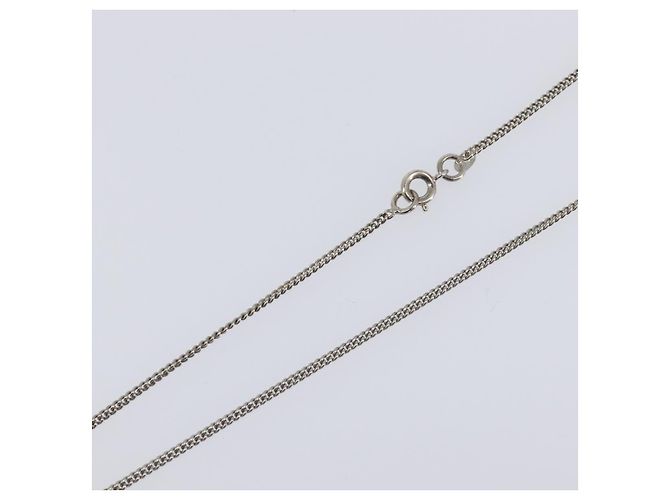 Collana CHANEL metallo Silver CC Auth 205469M Argento - vista 15