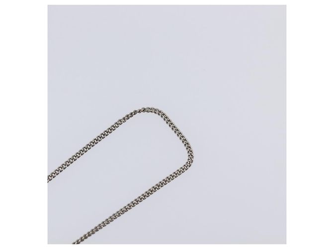 Collana CHANEL metallo Silver CC Auth 205469M Argento - vista 17