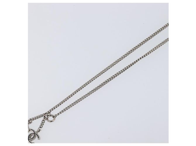 Collana CHANEL metallo Silver CC Auth 205469M Argento - vista 4