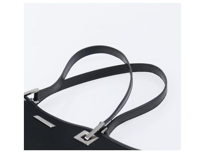 Borsa Tote GUCCI Nylon Nero Argento 002 1098 Auth BA16099 - vista 14
