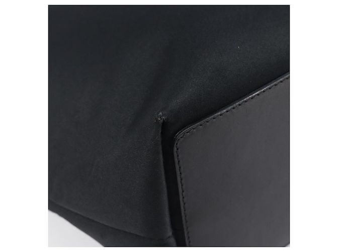 Borsa Tote GUCCI Nylon Nero Argento 002 1098 Auth BA16099 - vista 15