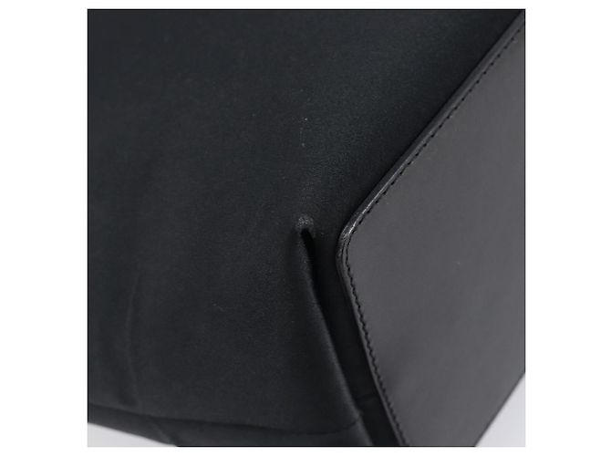 Borsa Tote GUCCI Nylon Nero Argento 002 1098 Auth BA16099 - vista 17