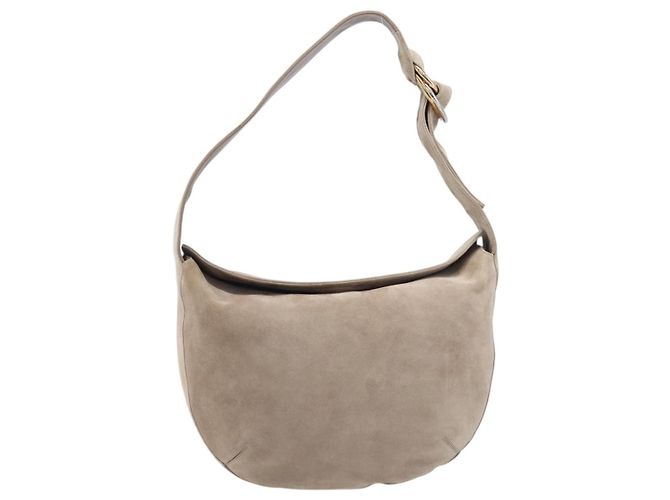 Borsa a Tracolla Cartier Trinity Suede Beige Oro Argento Auth 206754V D'oro - vista 13