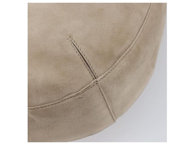 Borsa a Tracolla Cartier Trinity Suede Beige Oro Argento Auth 206754V D'oro - vista 17