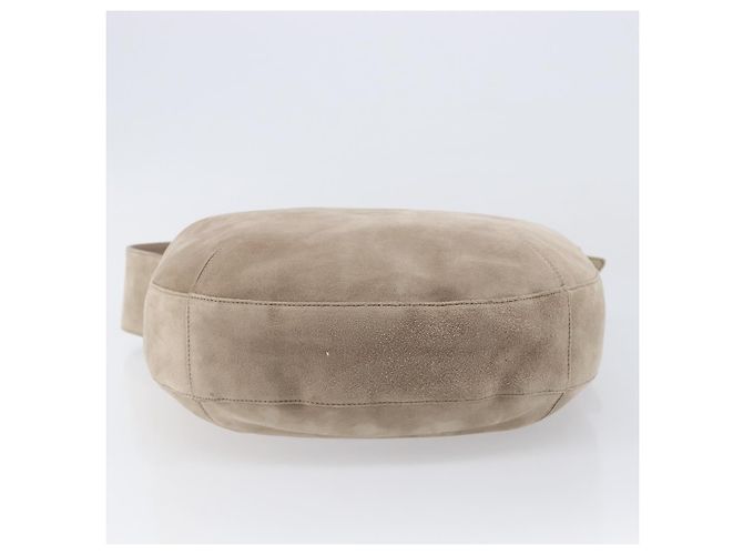 Borsa a Tracolla Cartier Trinity Suede Beige Oro Argento Auth 206754V D'oro - vista 5