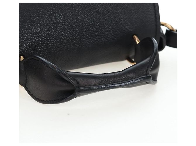 Chloé Borsa Chloe Elsie in pelle 2way Nero Oro Auth am12745V D'oro - vista 7