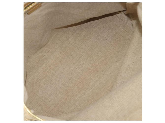 Céline Bolso Tote CELINE Suede Gold Auth BA16117 Dorado - vista 11