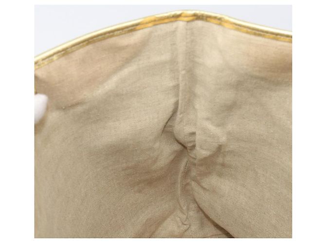 Céline Bolso Tote CELINE Suede Gold Auth BA16117 Dorado - vista 21
