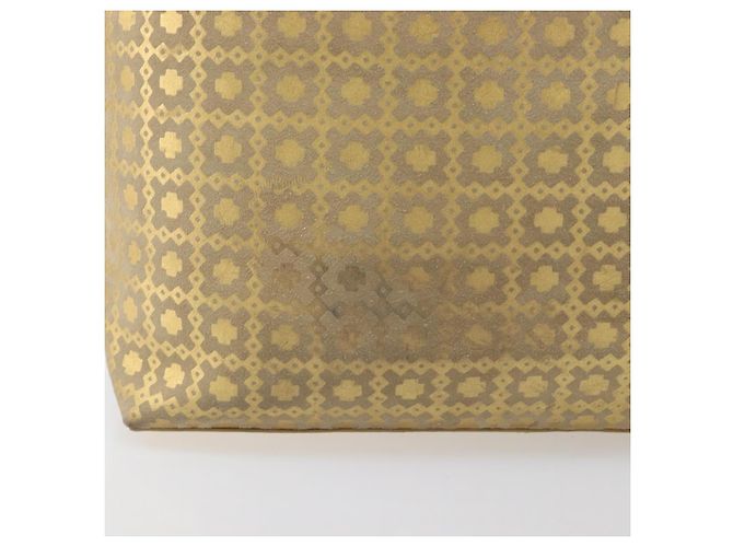 Céline Bolso Tote CELINE Suede Gold Auth BA16117 Dorado - vista 3