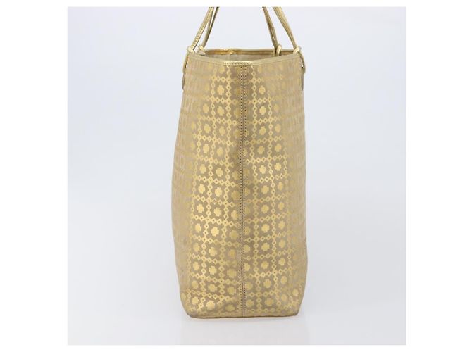 Céline Bolso Tote CELINE Suede Gold Auth BA16117 Dorado - vista 4