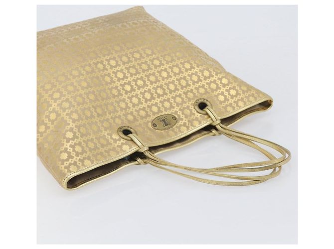 Céline Bolso Tote CELINE Suede Gold Auth BA16117 Dorado - vista 7