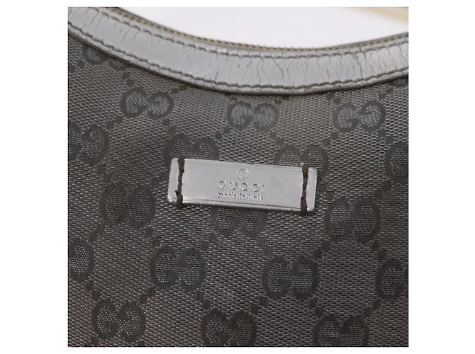 Borsa a Tracolla GUCCI GG Canvas Silver 181092 Auth 207594 Argento - vista 21