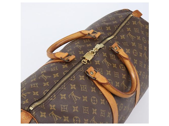 LOUIS VUITTON Monogram Keepall 55 Boston Bag M41424 LV Auth 205084V Monogramm - Ansicht 6