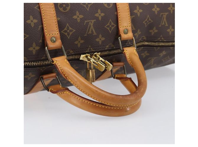 LOUIS VUITTON Monogram Keepall 55 Boston Bag M41424 LV Auth 205084V Monogramm - Ansicht 7