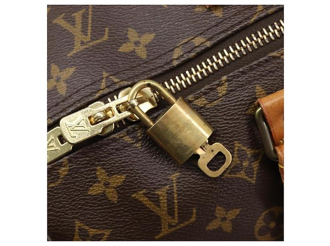 LOUIS VUITTON Monogram Keepall 55 Boston Bag M41424 LV Auth 205084V Monogramm - Ansicht 9