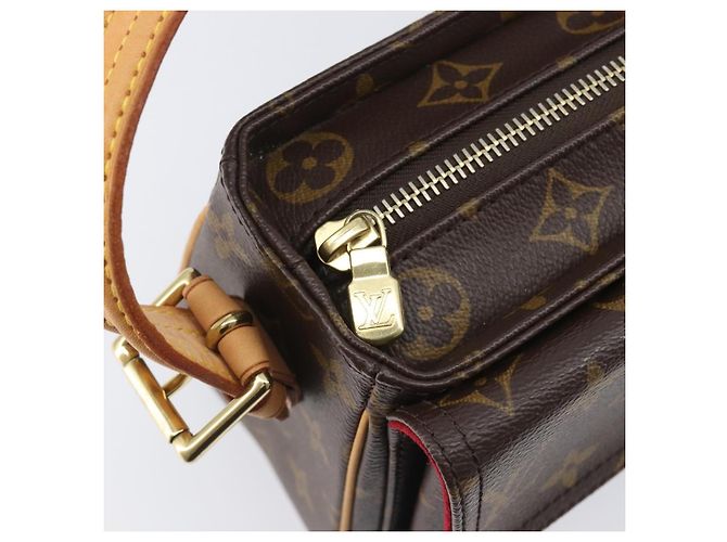 LOUIS VUITTON Borsa a tracolla Monogram Viva Cite MM M51164 LV Auth BA16037A Monogramma - vista 17