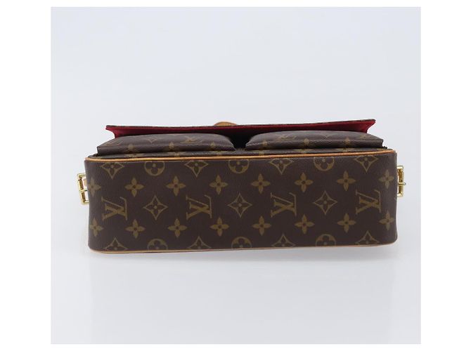 LOUIS VUITTON Borsa a tracolla Monogram Viva Cite MM M51164 LV Auth BA16037A Monogramma - vista 5