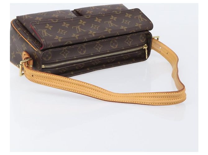 LOUIS VUITTON Borsa a tracolla Monogram Viva Cite MM M51164 LV Auth BA16037A Monogramma - vista 7