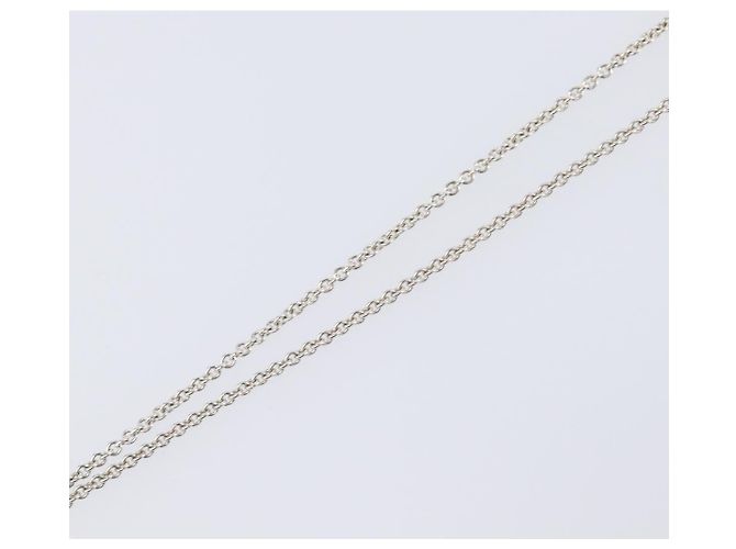 Tiffany & Co. Open Heart Halskette Ag925 Silver Auth 205493M Silber - Ansicht 14