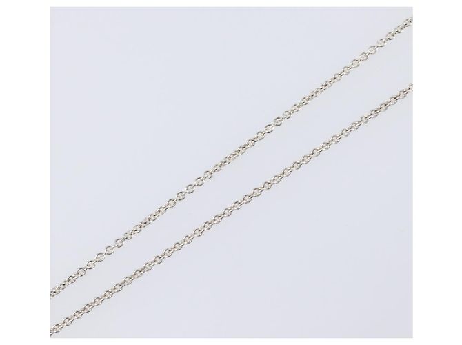 Tiffany & Co. Open Heart Halskette Ag925 Silver Auth 205493M Silber - Ansicht 15