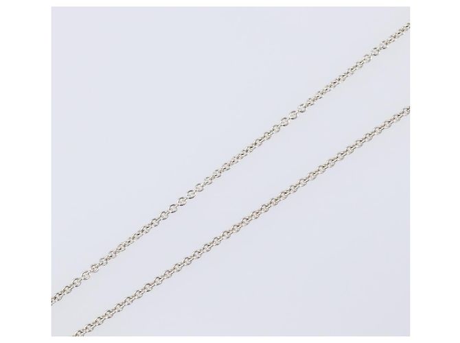 Tiffany & Co. Open Heart Halskette Ag925 Silver Auth 205493M Silber - Ansicht 16