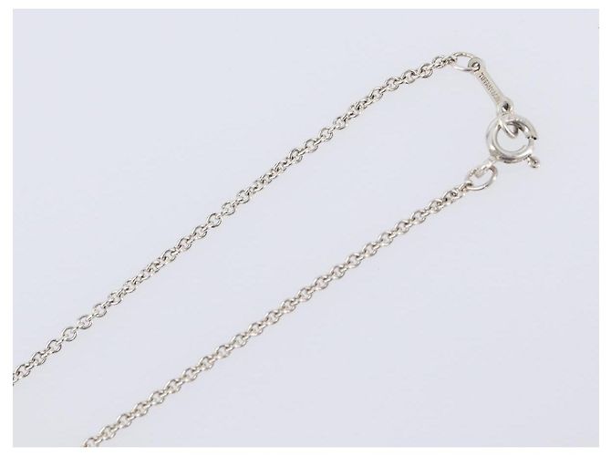 Tiffany & Co. Open Heart Halskette Ag925 Silver Auth 205493M Silber - Ansicht 17