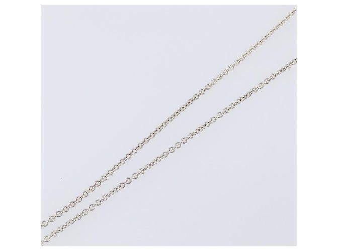 Tiffany & Co. Open Heart Halskette Ag925 Silver Auth 205493M Silber - Ansicht 5