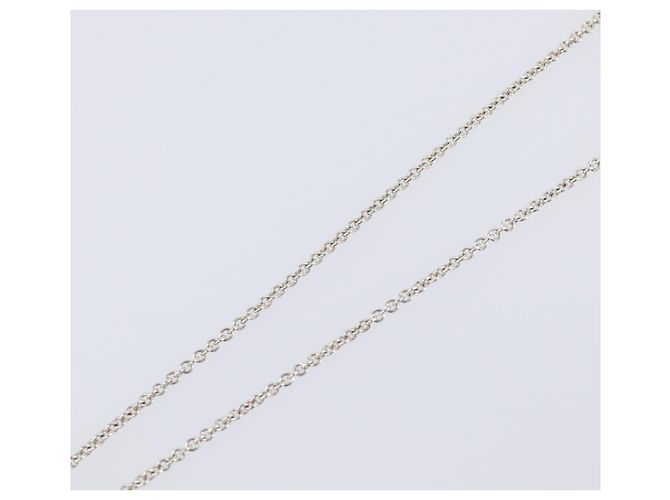 Tiffany & Co. Open Heart Halskette Ag925 Silver Auth 205493M Silber - Ansicht 6