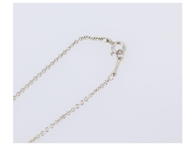 Tiffany & Co. Open Heart Halskette Ag925 Silver Auth 205493M Silber - Ansicht 8
