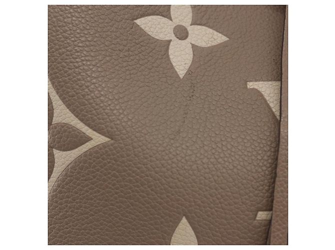 Néonoé Borsa LOUIS VUITTON Monogram Empreinte Neo Noe MM Beige M45555 LV Auth ka6488M Monogramma - vista 11