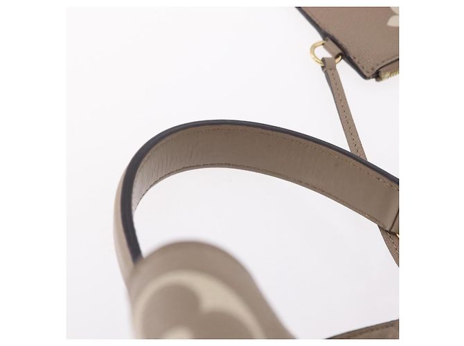 Néonoé Borsa LOUIS VUITTON Monogram Empreinte Neo Noe MM Beige M45555 LV Auth ka6488M Monogramma - vista 14