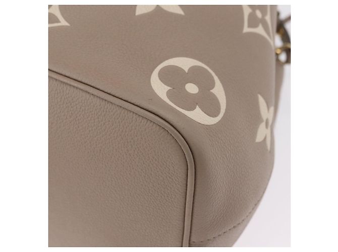 Néonoé Borsa LOUIS VUITTON Monogram Empreinte Neo Noe MM Beige M45555 LV Auth ka6488M Monogramma - vista 19