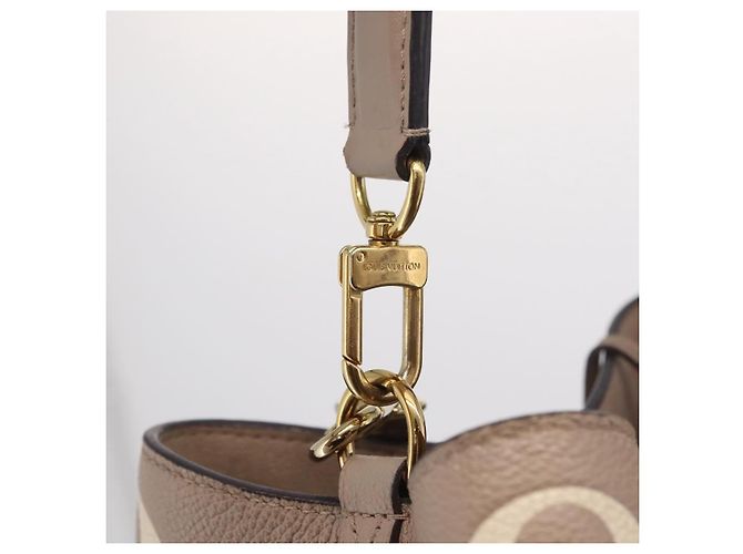 Néonoé Borsa LOUIS VUITTON Monogram Empreinte Neo Noe MM Beige M45555 LV Auth ka6488M Monogramma - vista 24