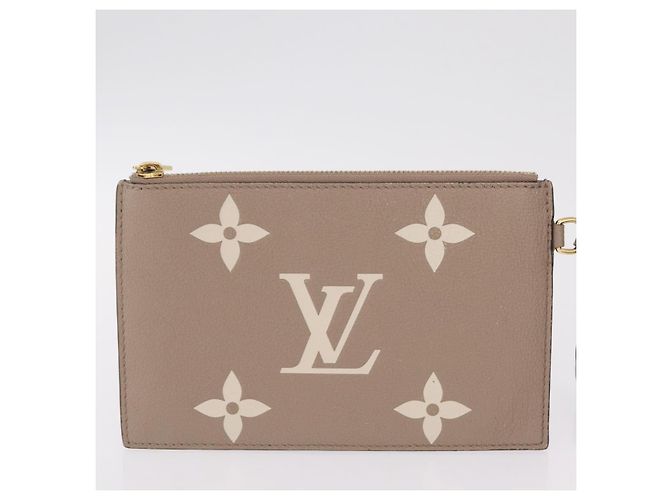 Néonoé Borsa LOUIS VUITTON Monogram Empreinte Neo Noe MM Beige M45555 LV Auth ka6488M Monogramma - vista 28