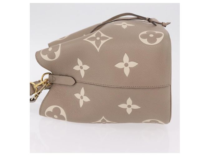 Néonoé Borsa LOUIS VUITTON Monogram Empreinte Neo Noe MM Beige M45555 LV Auth ka6488M Monogramma - vista 5
