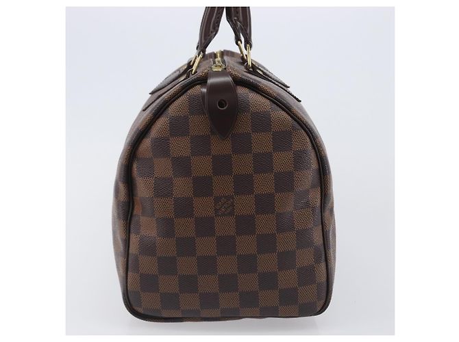 LOUIS VUITTON Damier Ebene Speedy 30 Hand Bag N41364 LV Auth LN098V - vista 4