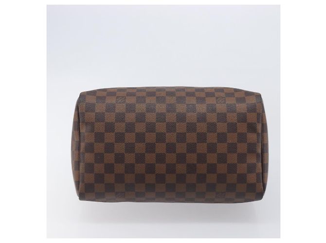 LOUIS VUITTON Damier Ebene Speedy 30 Hand Bag N41364 LV Auth LN098V - vista 5