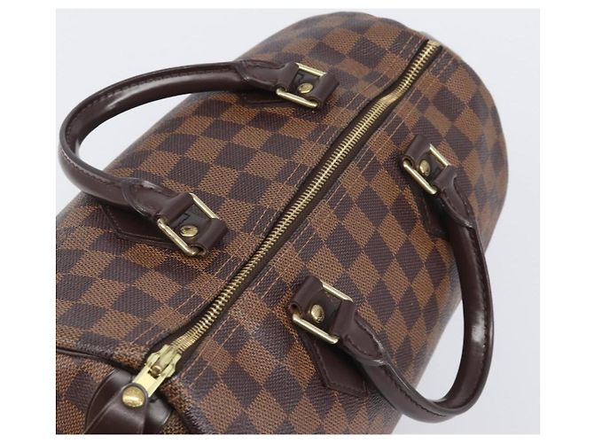 LOUIS VUITTON Damier Ebene Speedy 30 Hand Bag N41364 LV Auth LN098V - vista 6