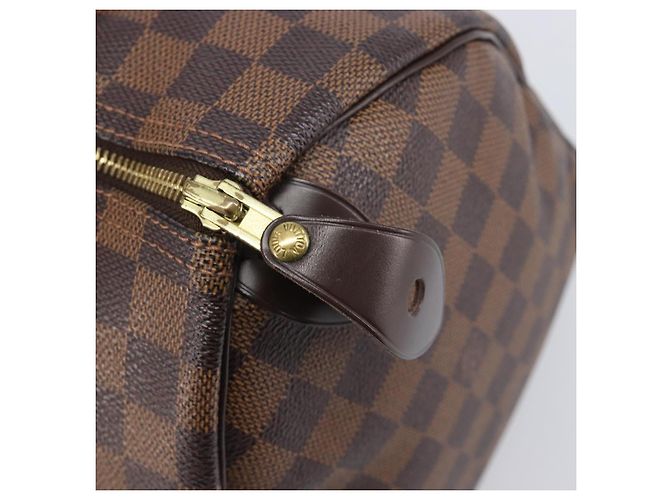 LOUIS VUITTON Damier Ebene Speedy 30 Hand Bag N41364 LV Auth LN098V - vista 9