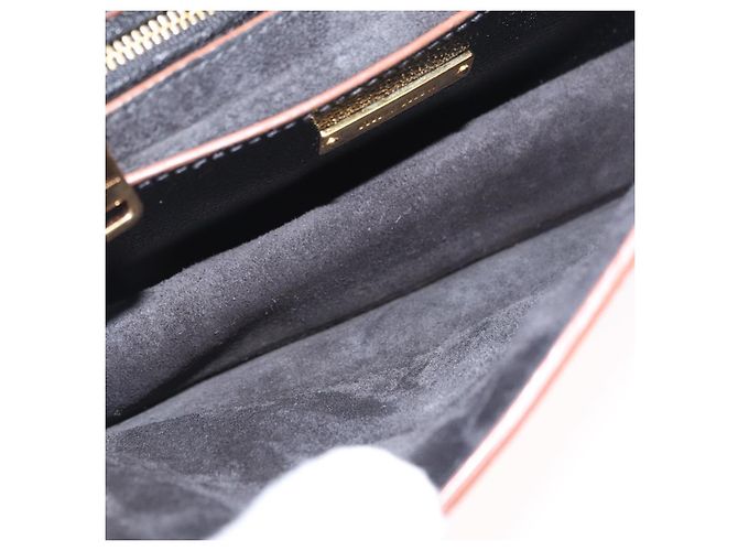 Borsa a tracolla Miu Miu Madras in pelle nera e oro Auth 207539M Nero - vista 11