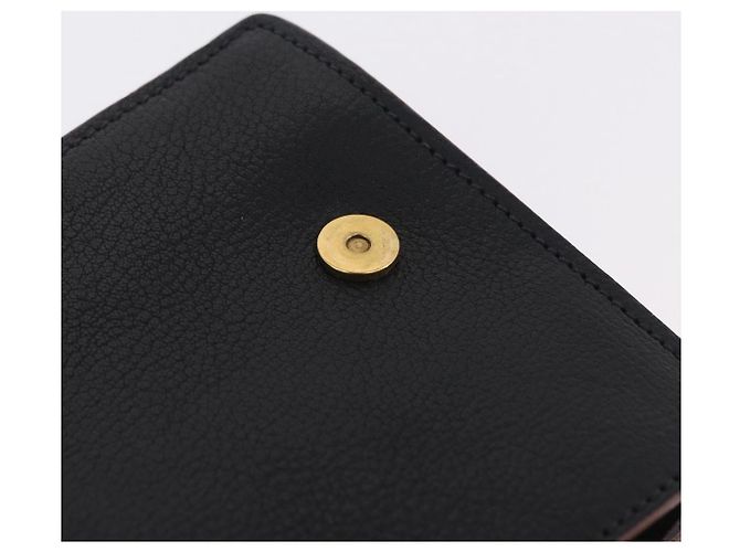 Borsa a tracolla Miu Miu Madras in pelle nera e oro Auth 207539M Nero - vista 24