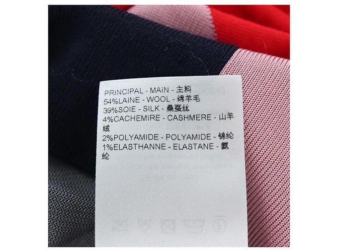 LOUIS VUITTON Kurzarm T-Shirt aus Strick S Navy LV Auth 204948M Marineblau - Ansicht 10