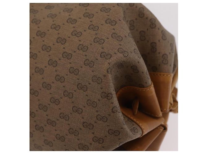 Borsa a Tracolla GUCCI Pelle Beige Oro 007 115 5770 Auth 206426 - vista 16