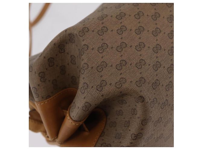 Borsa a Tracolla GUCCI Pelle Beige Oro 007 115 5770 Auth 206426 - vista 17